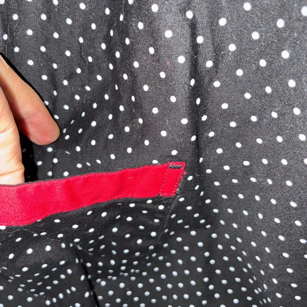 Hell Bunny Polka Dot Halter Swing Dress
